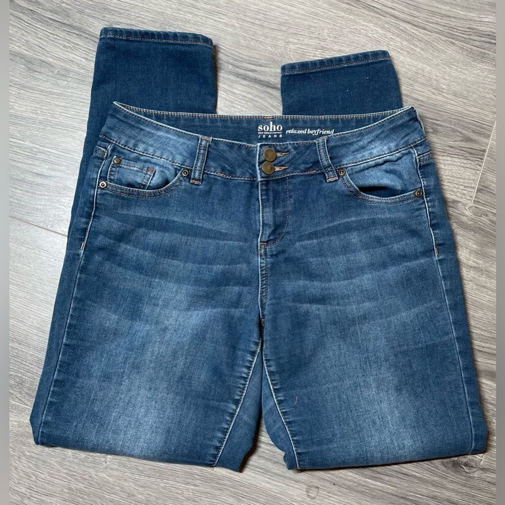 New York & Co SoHo Relaxed Boyfriend Jeans Women’s Size 4 EPC Fit like a 6